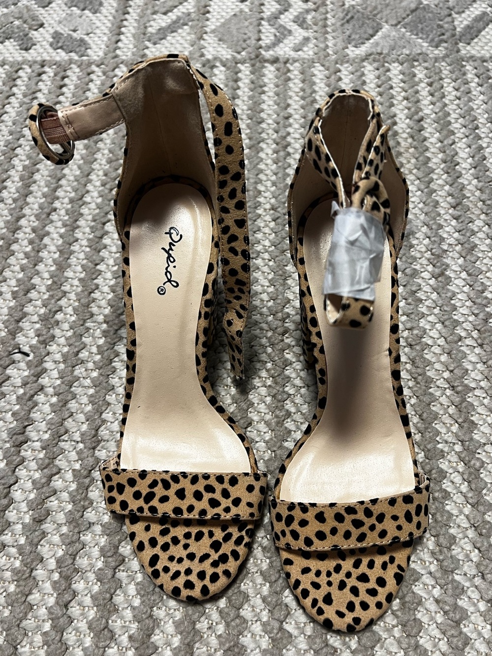 Qupid Leopard Print Heels | NWT | Y2K Glam
